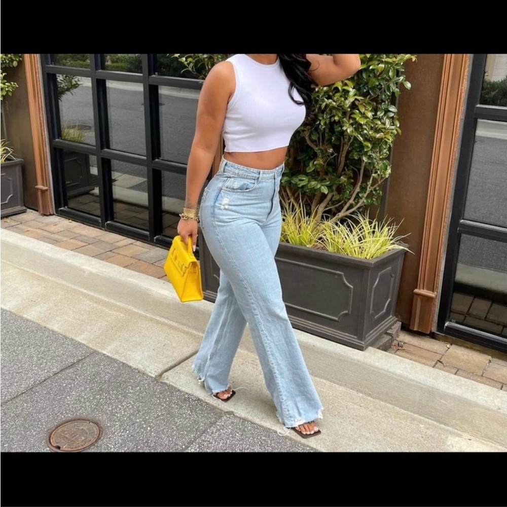 ZARA split jeans